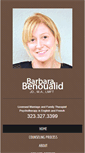 Mobile Screenshot of barbarabtherapy.com